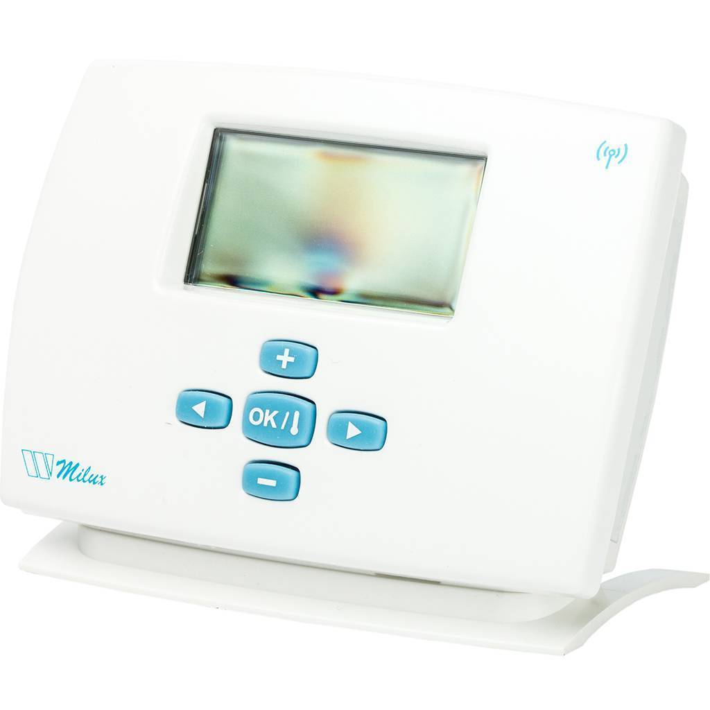Watts  Термостат комн.Milux-RF(5-35 С,10А,220В)с LCD дисплеем