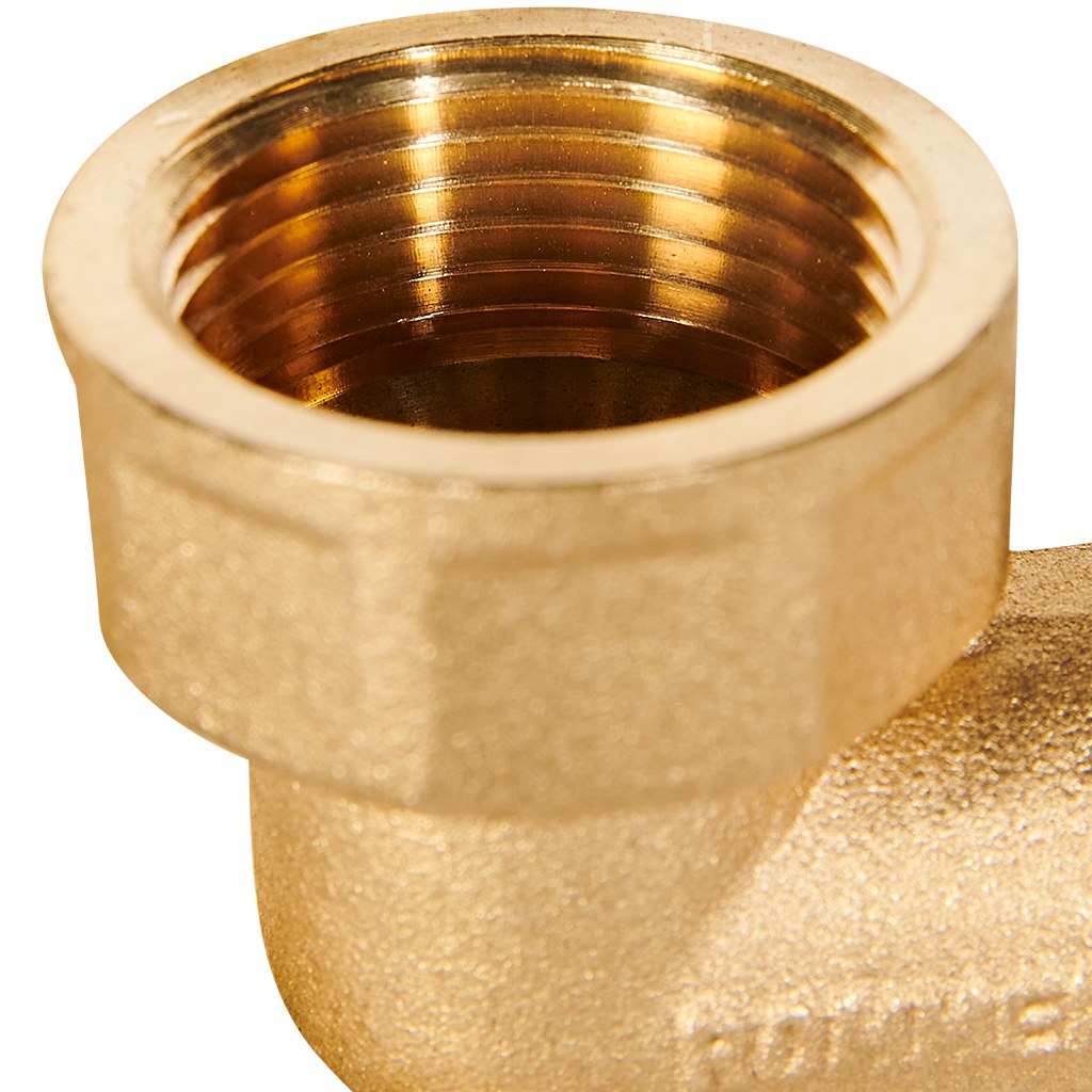 Угольник-переходник с внутренней резьбой ROMMER 25xG 3/4 для труб из сшитого полиэтилена аксиальный, RFA-0006-002534