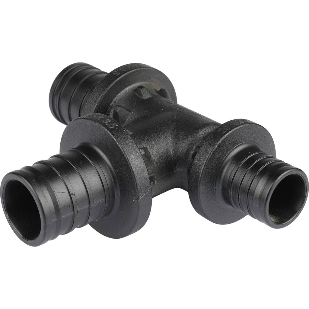 Тройник РЕХАУ RAUTITAN с уменьшенным торцевым проходом 25-25-20 PX, 11600731001