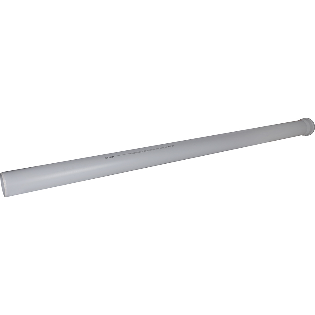 Труба канализационная бесшумная STOUT 110х2000 мм, SKB-0002-110200