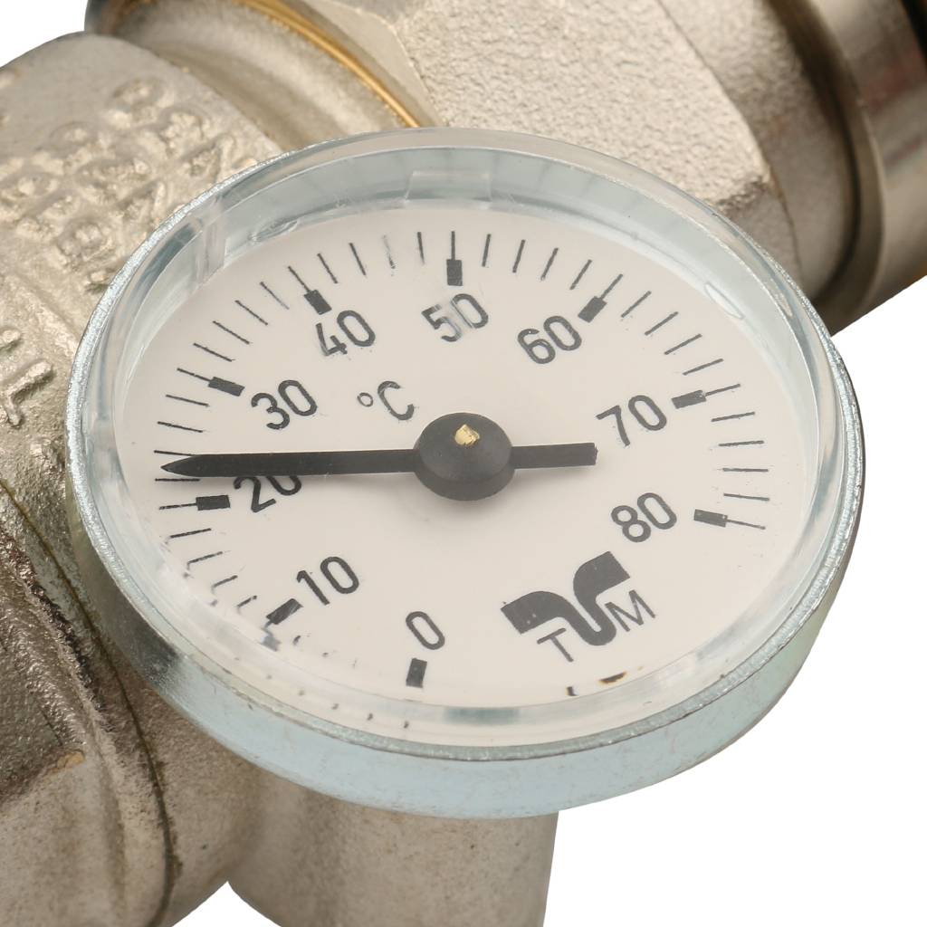 Коллектор в сборе с расходомерами на 12 выходов TIEMME 1х3/4 ЕК, 3870018(3871G060512)