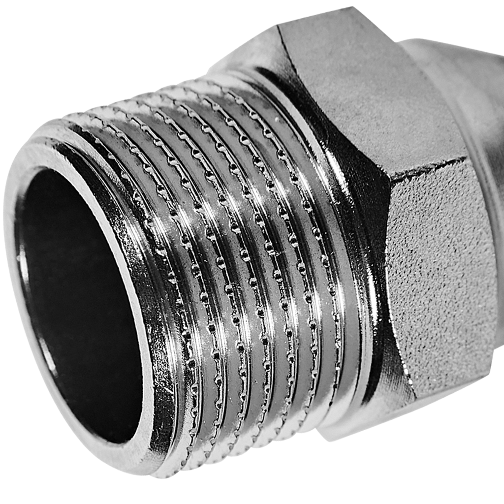 Переходник-НР ROMMER 15х3/4 из нержавеющей стали прессовой