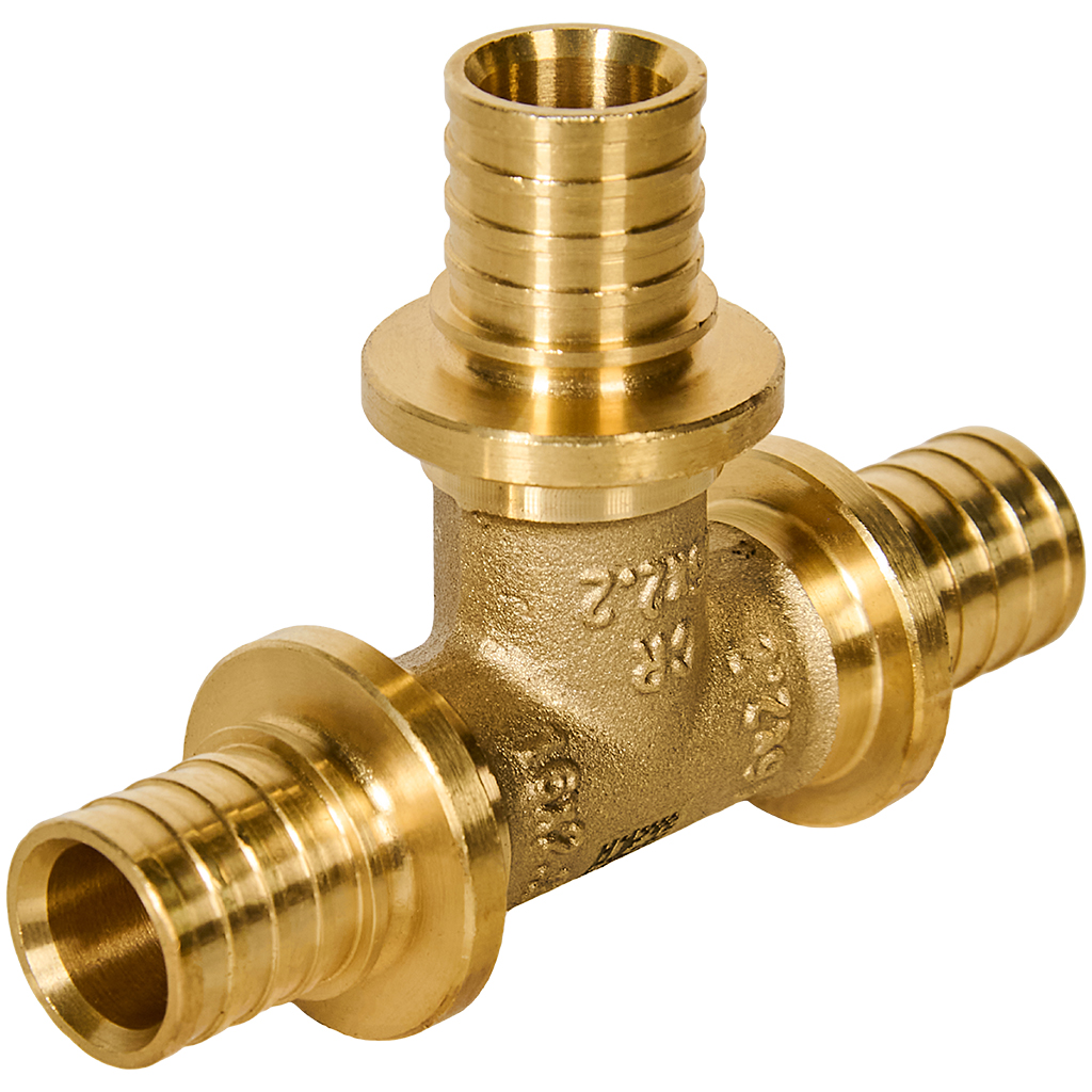 Тройник РЕХАУ равнопроходный 16-16-16 MX для труб из сшитого полиэтилена аксиальный, 11080311001