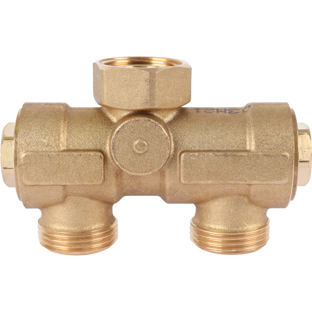 Комплект трехходового клапана STOUT для котла + бойлера 3/4 Kvs 4,4 м3/ч, SFB-0001-000001