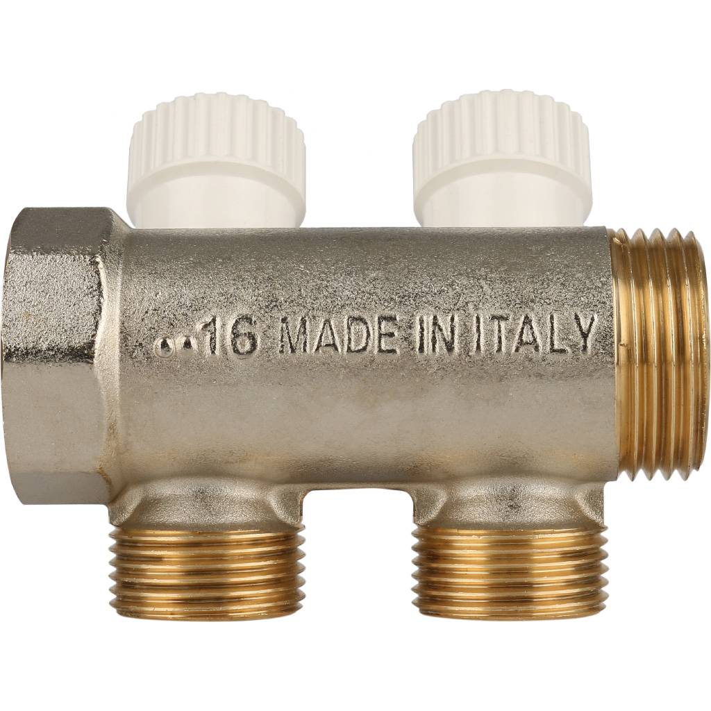 Коллектор распределительный STOUT 1, 2 отвода 3/4 ЕК