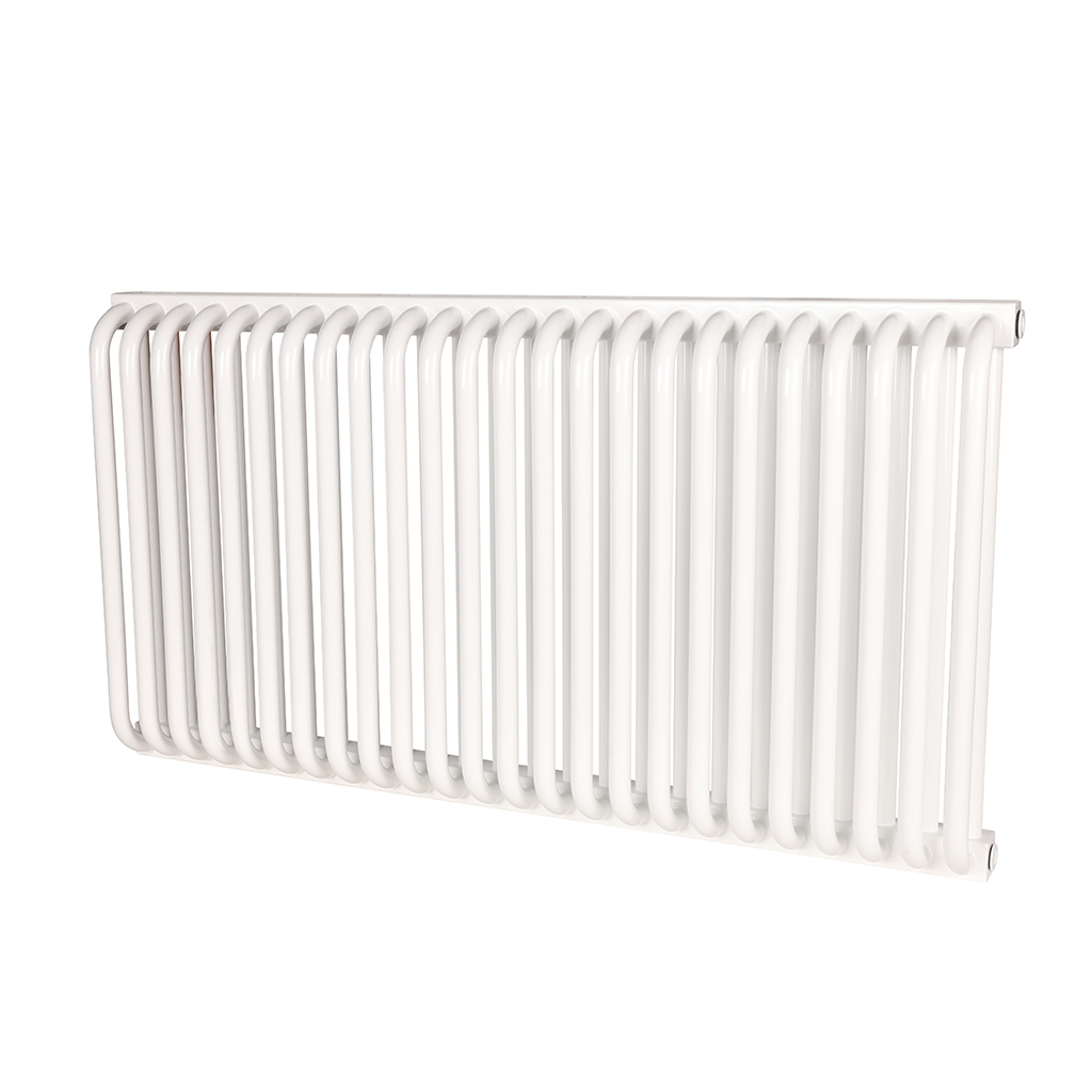 2-х трубчатый стальной радиатор ROMMER RST 2050/24 секции боковое подключение RAL9016