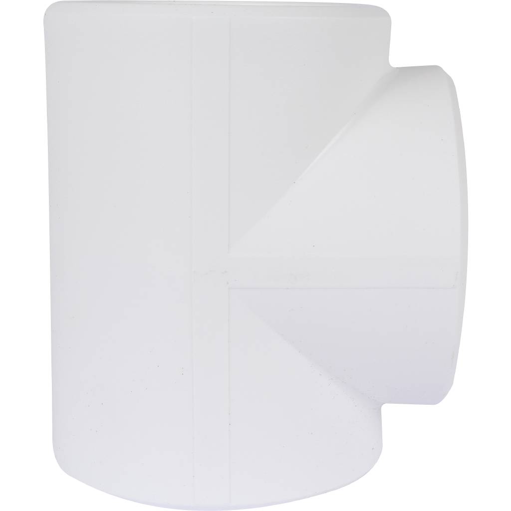 Тройник Kalde d=110 для полипропиленовых труб под сварку (цвет белый)