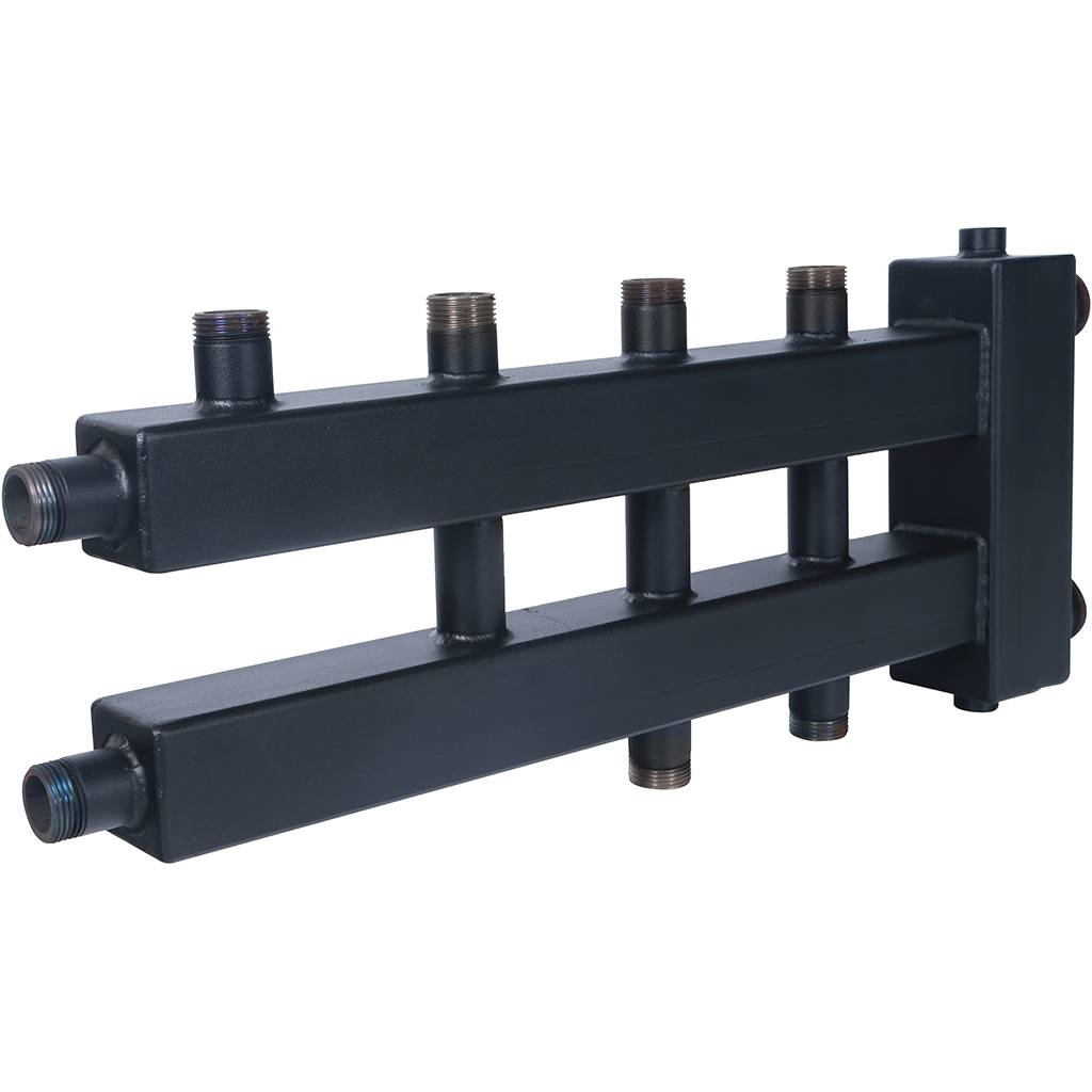 Коллектор (дублер компакт) ROMMER с гидроразделителем на 2+1+1 контура RDG-0018-024024