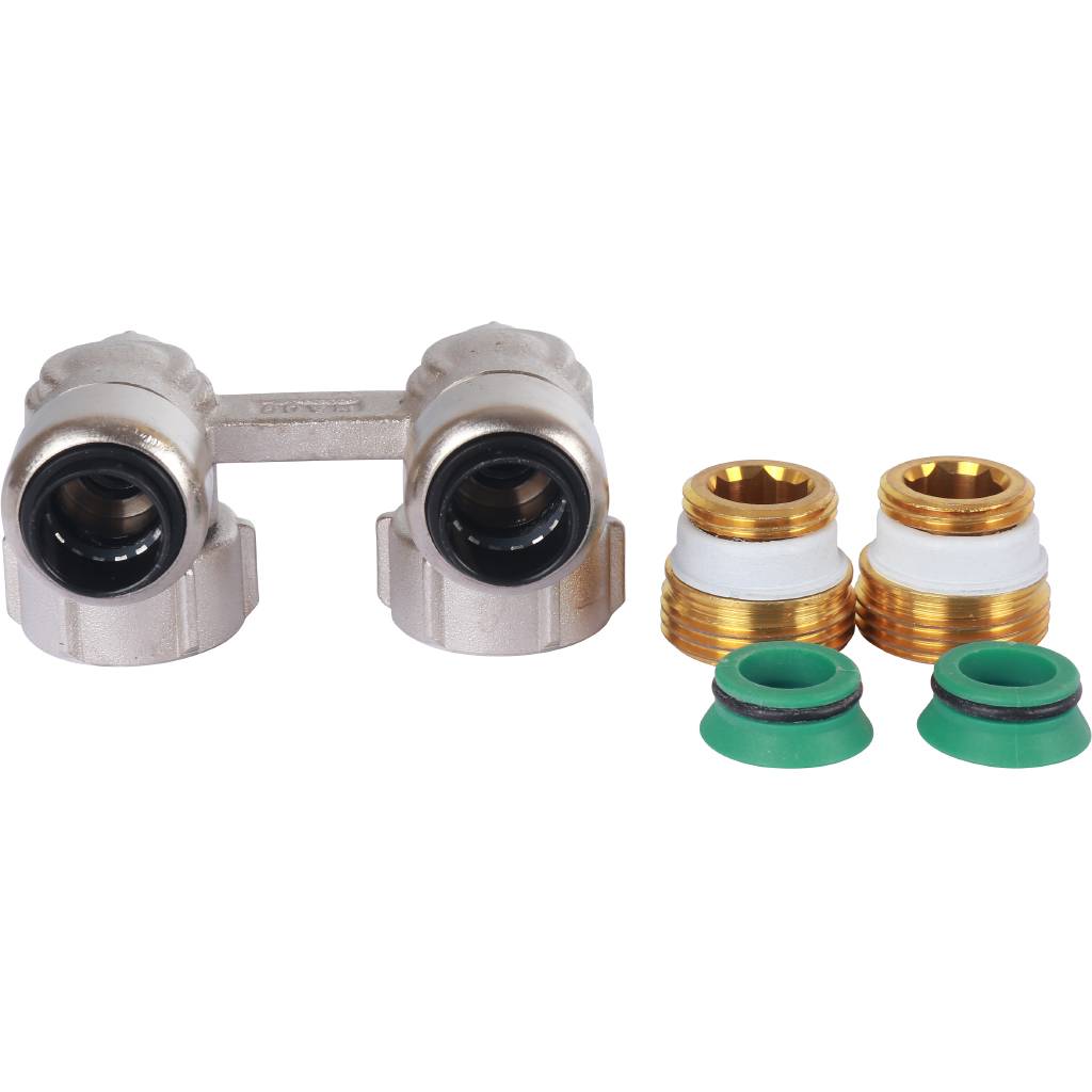 Узел нижнего подключения Meibes E2/50, угловой, 3/4 BPx15 мм, F10029