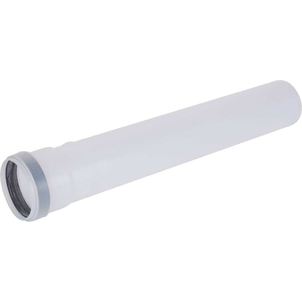 Прямой участок дымохода Vaillant из жестких труб DN 80 PP длиной 0.5 м., 303252
