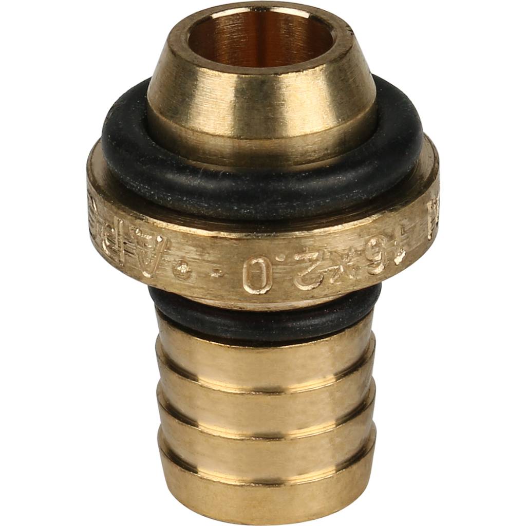 Угольник-переходник STOUT с внутренней резьбой 1/2 х16 для металлопластиковых труб винтовой, SFS-0007-001216