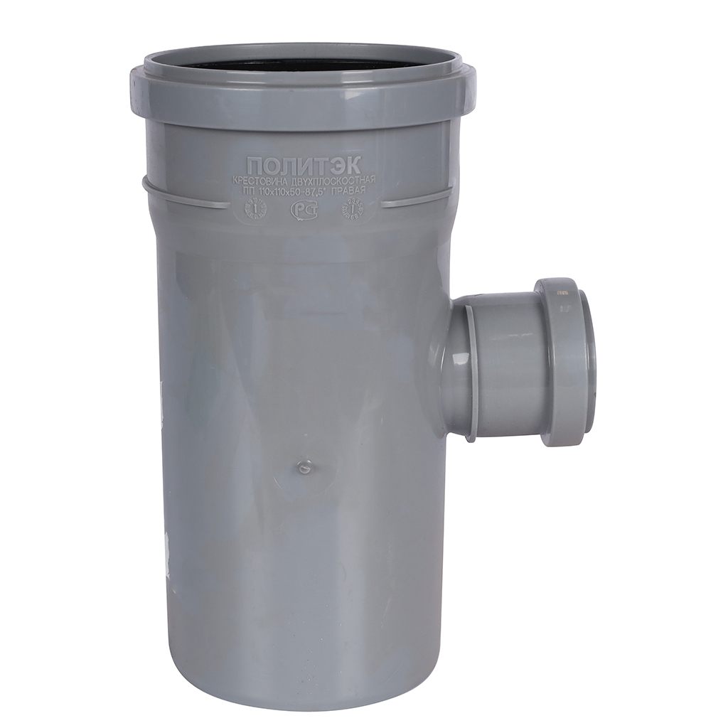Крестовина Политэк двухплоскостная 110*110*50/87,5 правая, 1201104