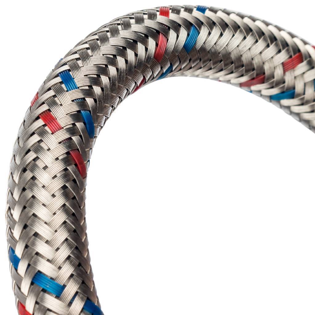 Гибкая подводка для воды STOUT M 10 (18мм) х ВР 3/8, длина 400 мм, SHF-0015-181010