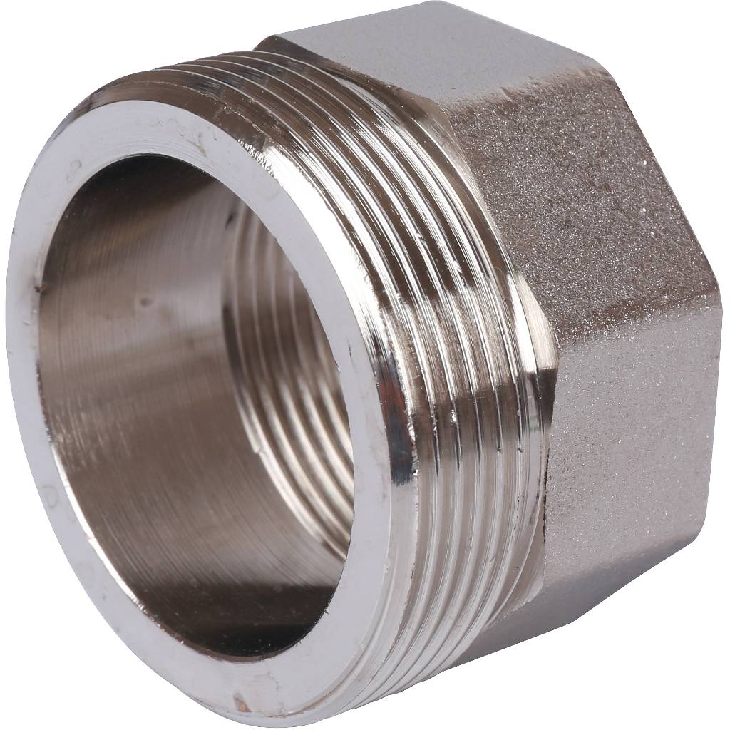 Разъемное соединение STOUT американка ВН 1 1/2 никелированное, уплотнение под гайкой по плоскости, SFT-0045-000112