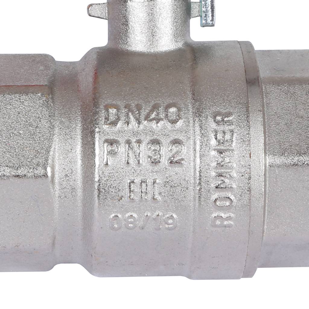 Кран шаровой ROMMER 1 1/2 ВН/ВН, ручка рычаг, RBV-0001-0110340