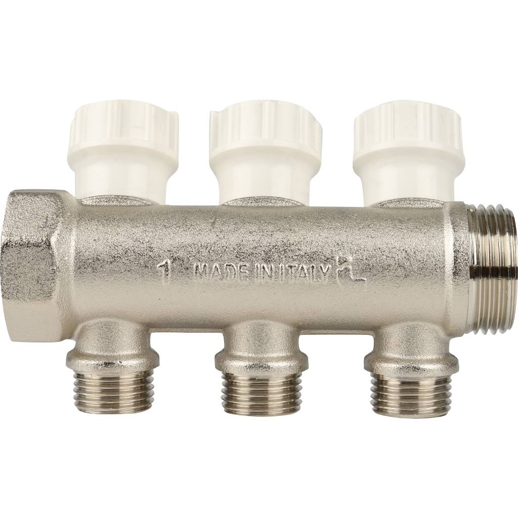 Коллектор распределительный регулируемый Itap 465/3 (1 x 1/2, 3 выхода)