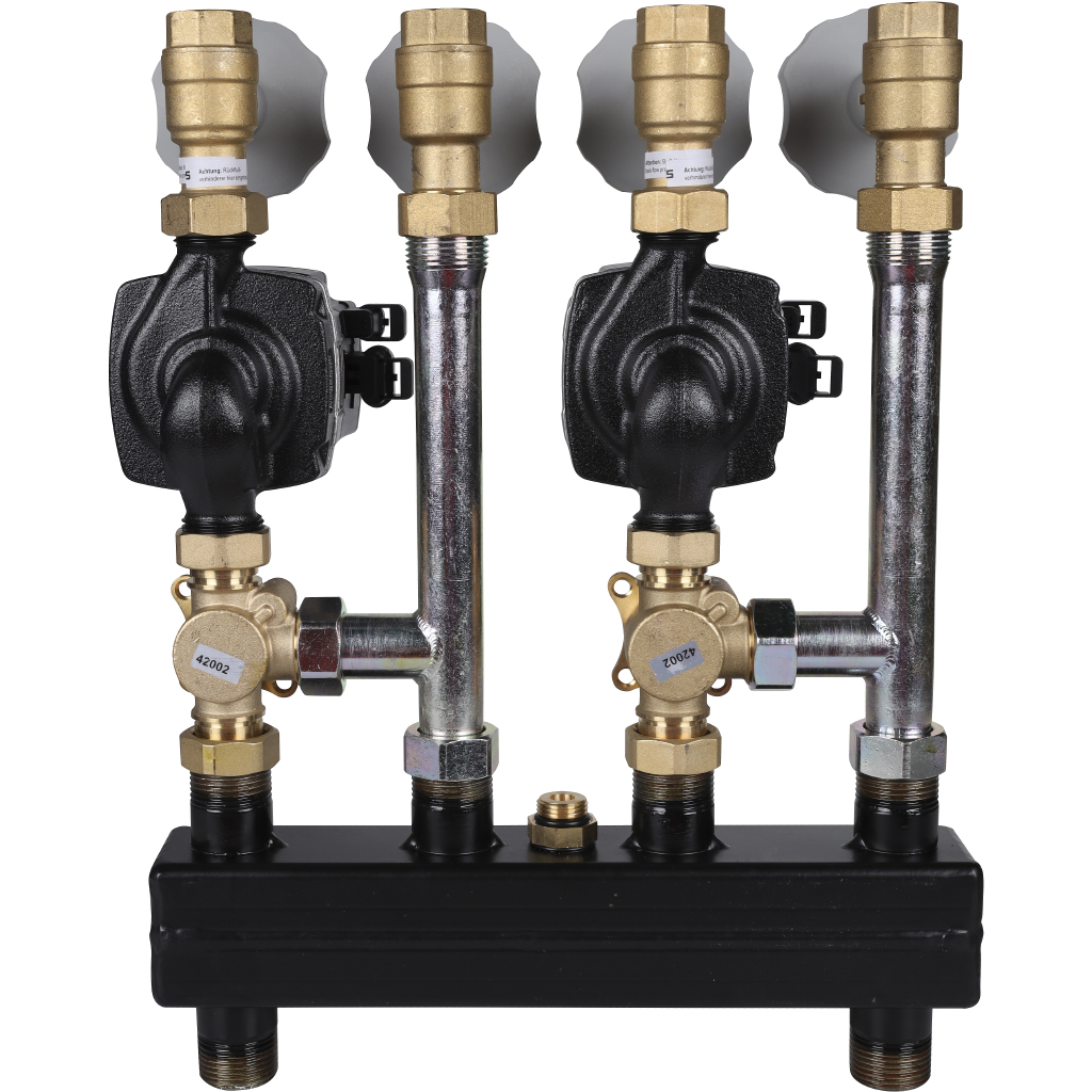 Насосно-смесительный модуль Meibes Kombimix 2MK с насосом Grundfos UPM3 70 (без сервоприводов)