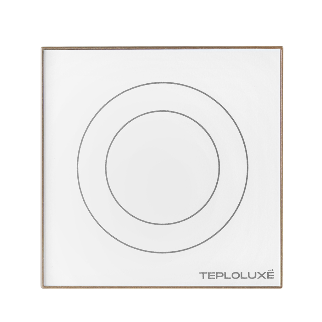 Терморегулятор электронный Теплолюкс Solus Zen Wi-Fi белый/золото, 100000379300
