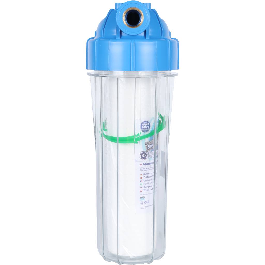 Магистральный фильтр AquaFilter 10SL, с воздушным клапаном, латунная резьба 1/2, FHPR12-B1-AQ