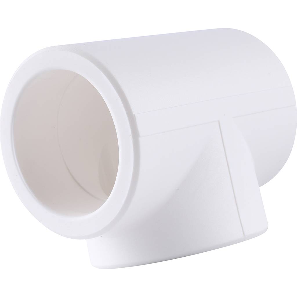 Тройник Kalde d=75 для полипропиленовых труб под сварку (цвет белый)