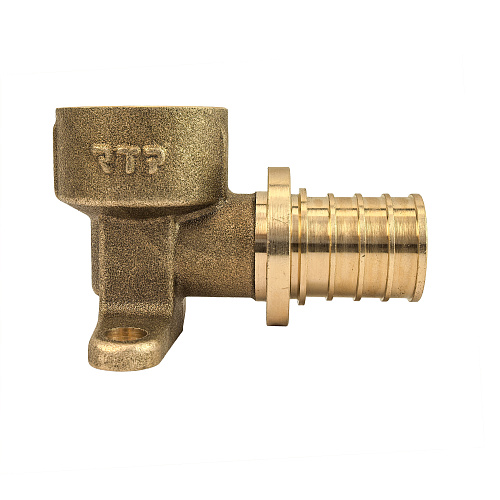 Водорозетка аксиальная, латунь, внутренняя резьба,25х3/4, желтый, RTP