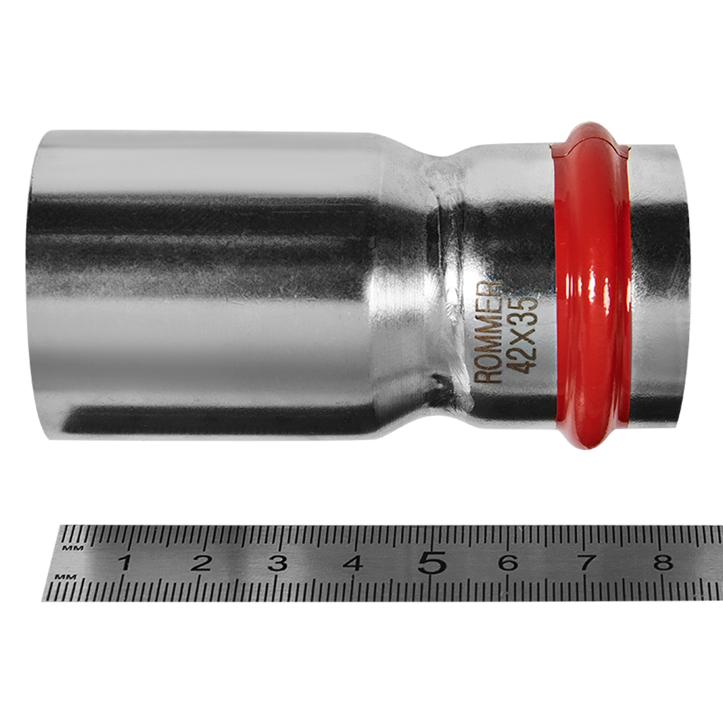 RSS-0020-004235 ROMMER Муфта переходная НПр-ВПр, 42х35, из нержавеющей стали прессовой