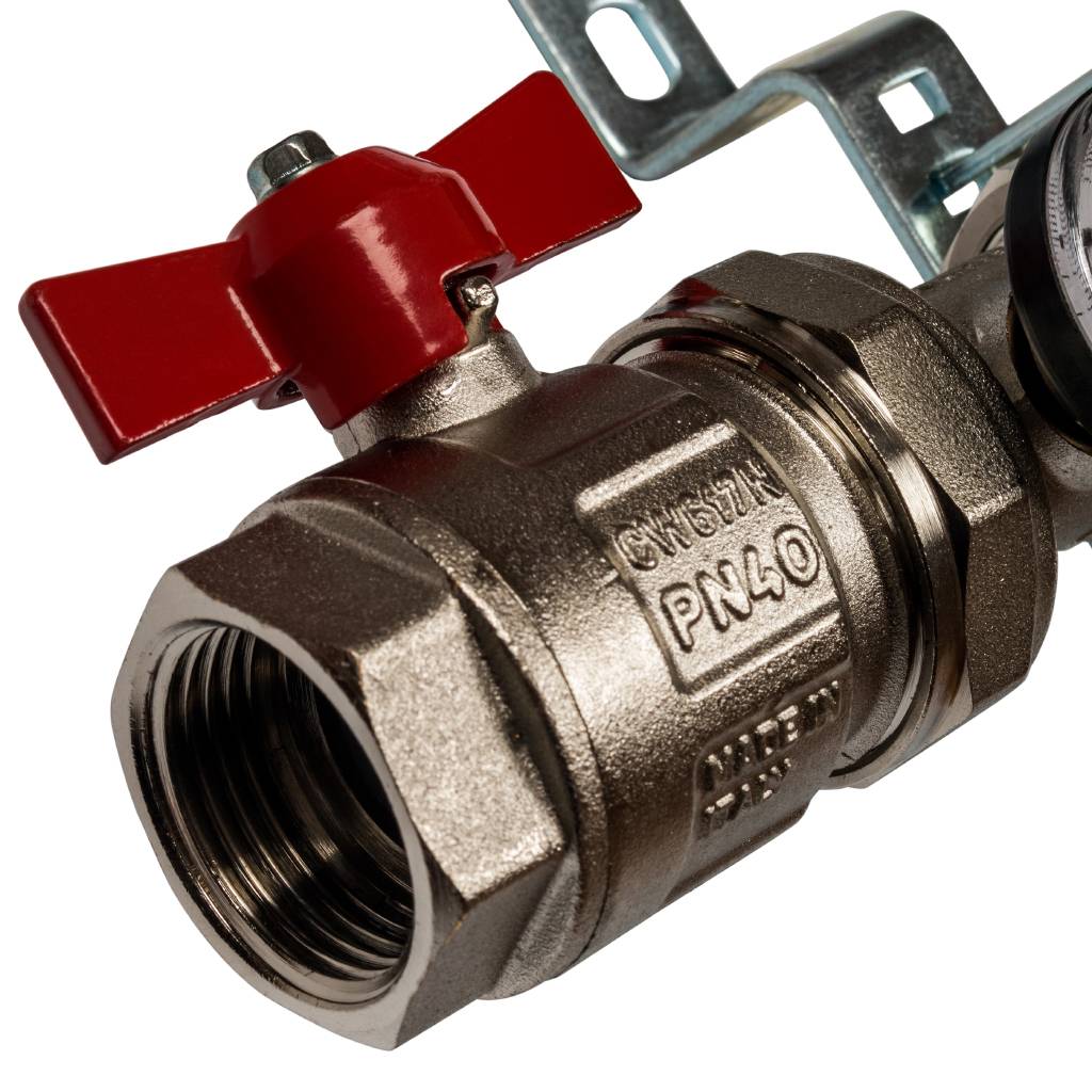 Коллектор из нержавеющей стали в сборе без расходомеров STOUT 7 выходов, SMS 0912 000007