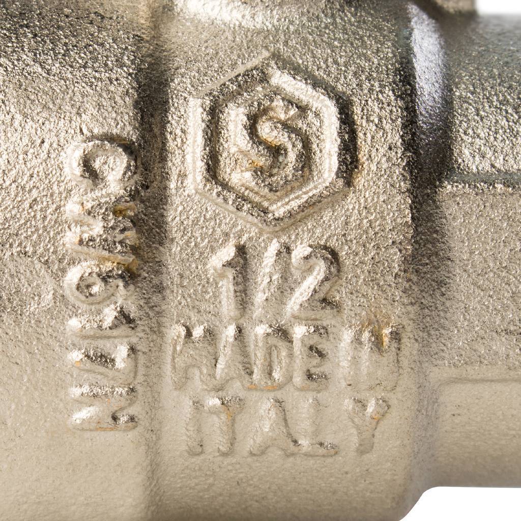 Кран шаровой STOUT полнопроходной, НР/НР, ручка рычаг 1/2, SVB-0005-000015