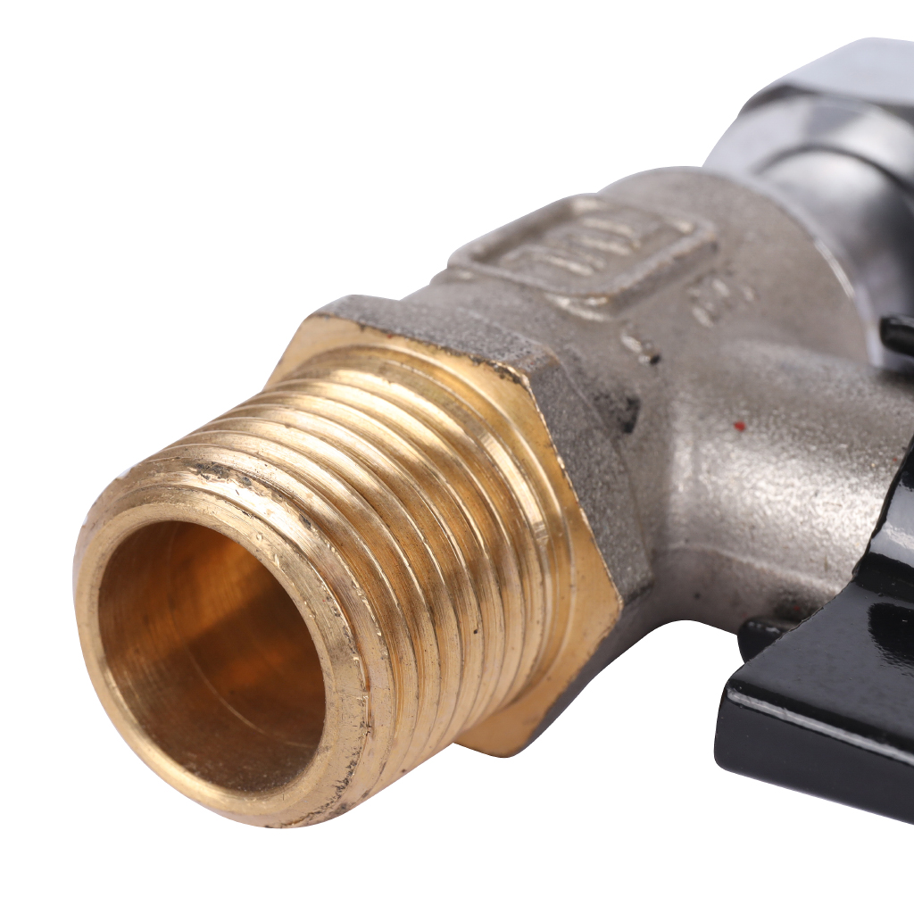 Кран шаровой STOUT 1/2x1/2 с накидной гайкой, НР/накидная гайка, ручка бабочка