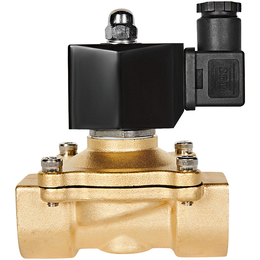 Клапан соленоидный (электромагнитный) STOUT прямого действия НЗ 220В G1 SSV-0010-220025