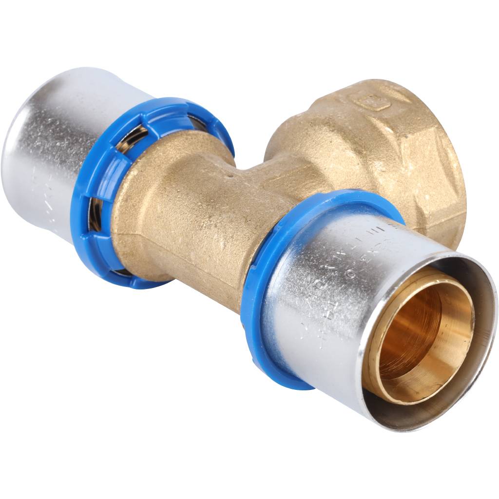 Тройник-переходник APE с внутренней резьбой 32х1 х32 для металлопластиковых труб прессовой, ARL2110404