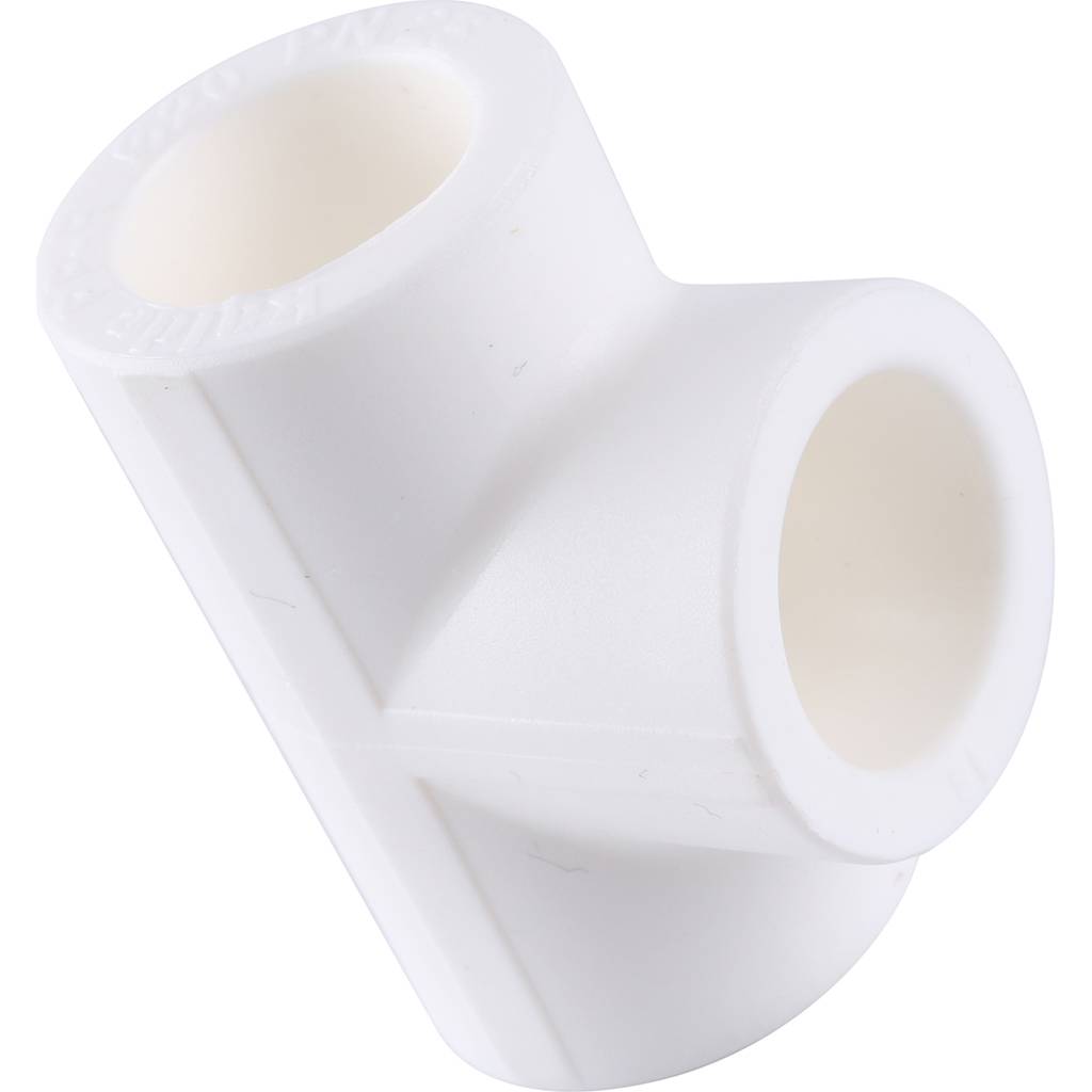 Тройник Kalde d=20 для полипропиленовых труб под сварку (цвет белый), 3212-teo-200000
