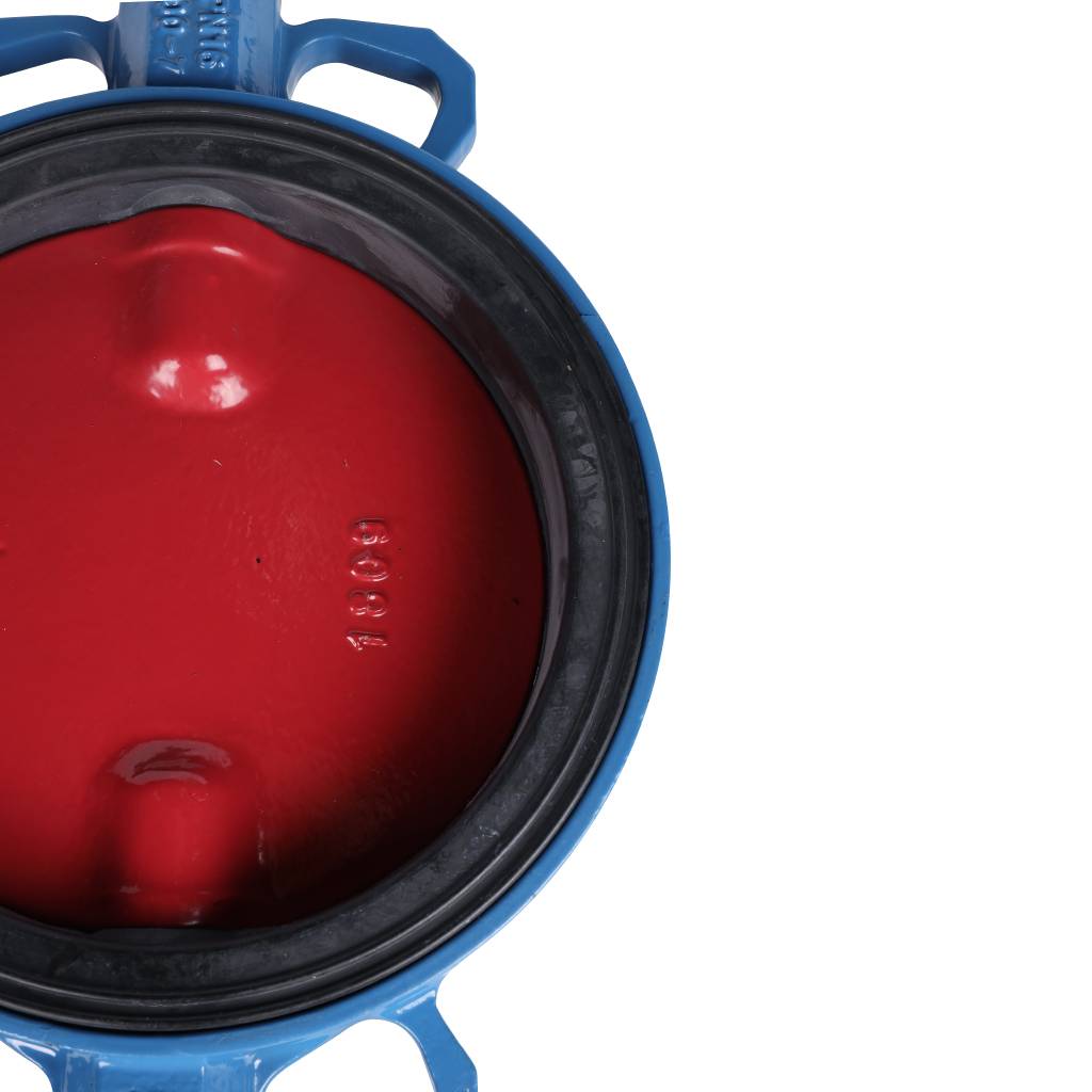 Затвор поворотно-дисковый Tecofi VPI4448 DN 200 PN 16 межфланцевый с ручкой из чугуна EPDM, VPI4448-02EP0200