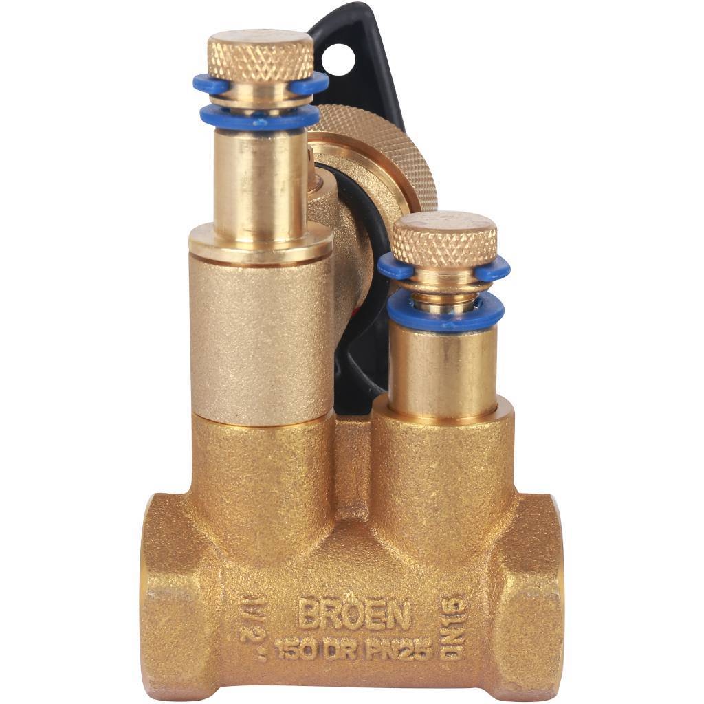 Клапан балансировочный БРОЕН V DN 015S PN 25 ручной стандартной пропускной способности с дренажем, 592462