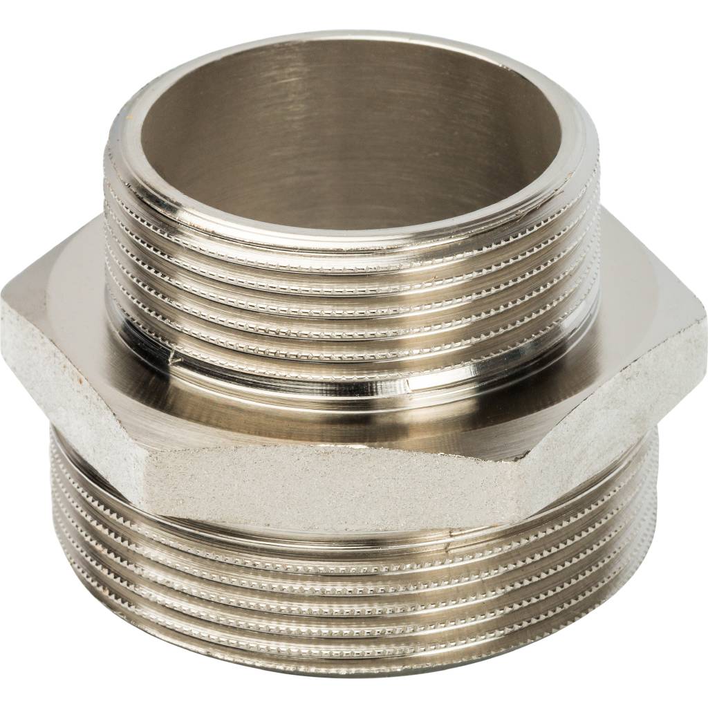 Ниппель НН STOUT переходной никелированный 2 X1 1/2, SFT-0004-002112
