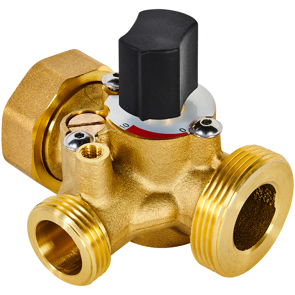 Клапан смесительный 3-ходовой ROMMER для привода для группы RDG-1003, правый