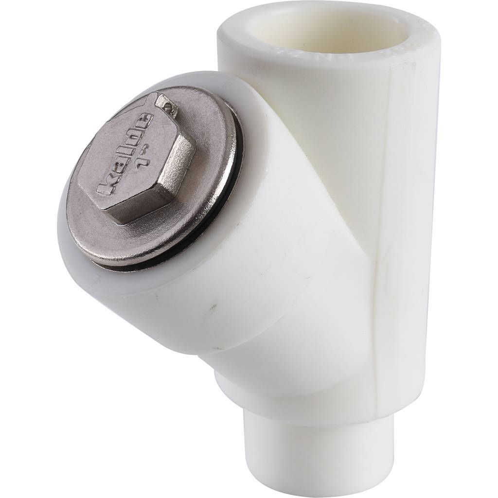 Герметичный фильтр Kalde 32 (ВН-НР) (соединение муфта-муфта) для полипропиленовых труб под сварку (цвет белый), 3222-fls-320000