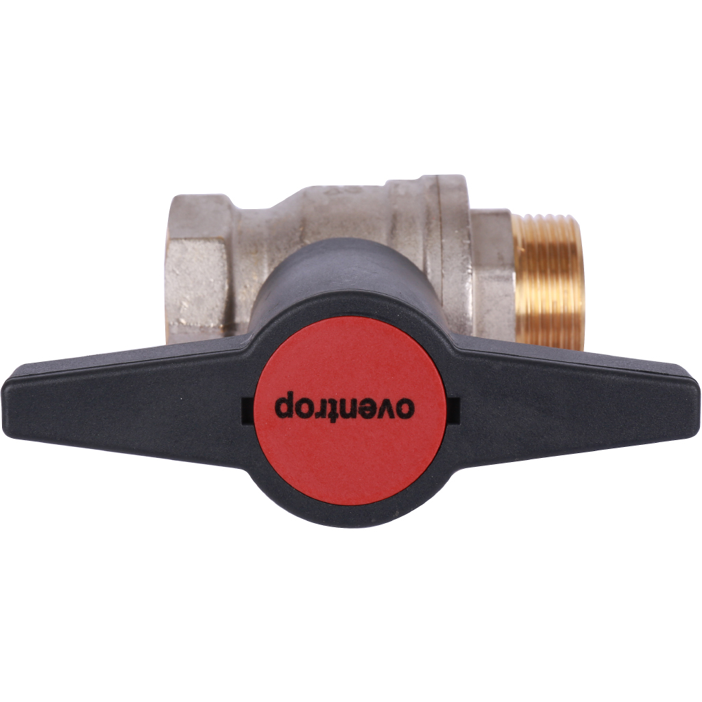 Кран шаровой OVENTROP Optibal с пласмас. Маховиком, ВР-НР 1 1/4, 1077310