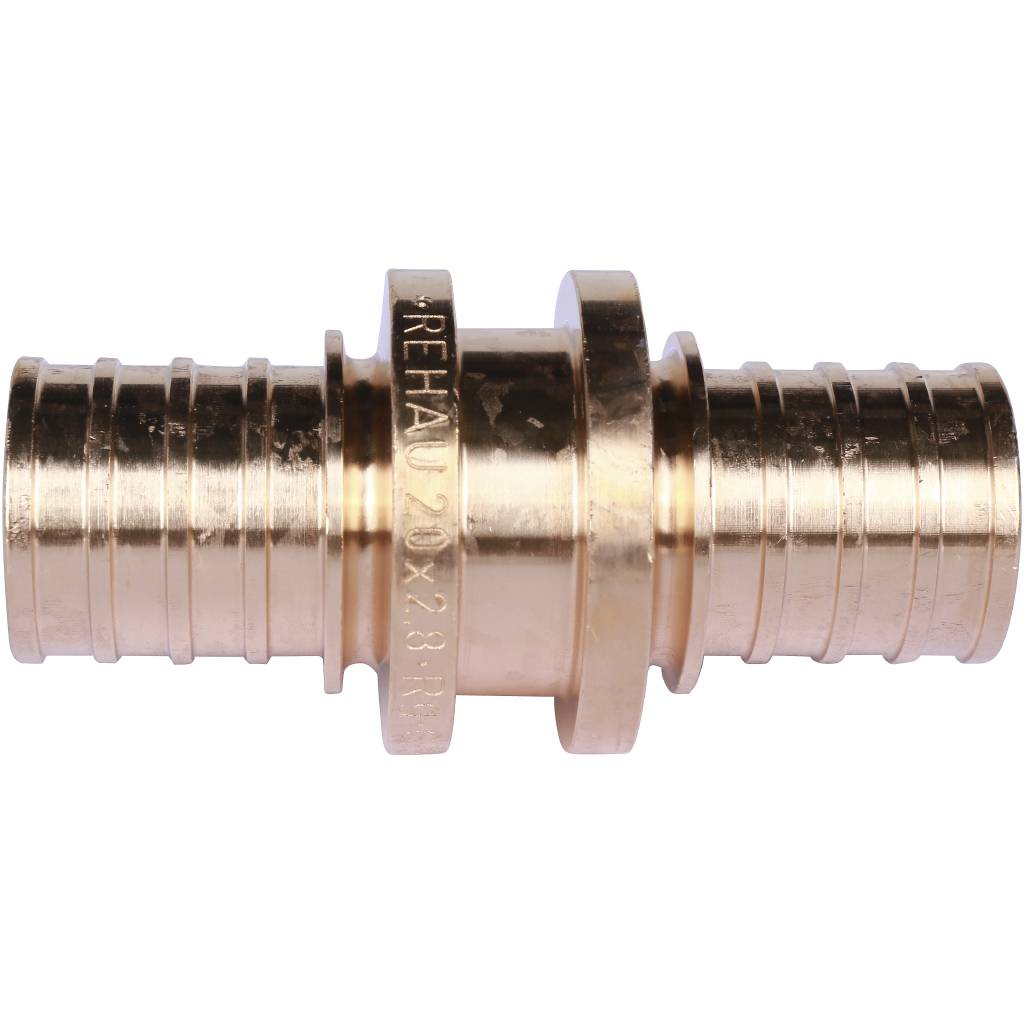 Муфта соединительная РЕХАУ RAUTITAN OTHER PLATINUM равнопроходная 20 RX для труб из сшитого полиэтилена аксиальный