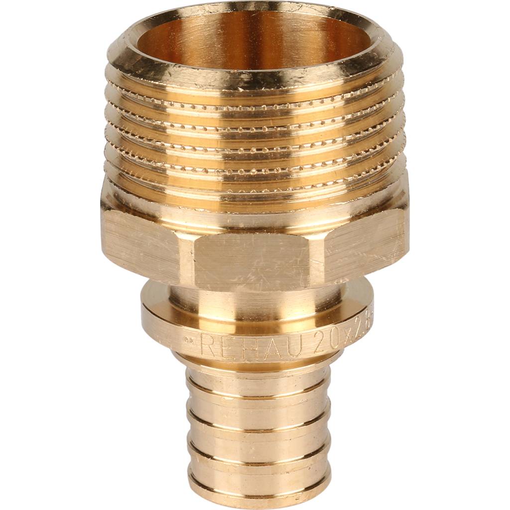 Переходник РЕХАУ RAUTITAN с наружной резьбой 20-R 1 RX+ для труб из сшитого полиэтилена, 14563161001