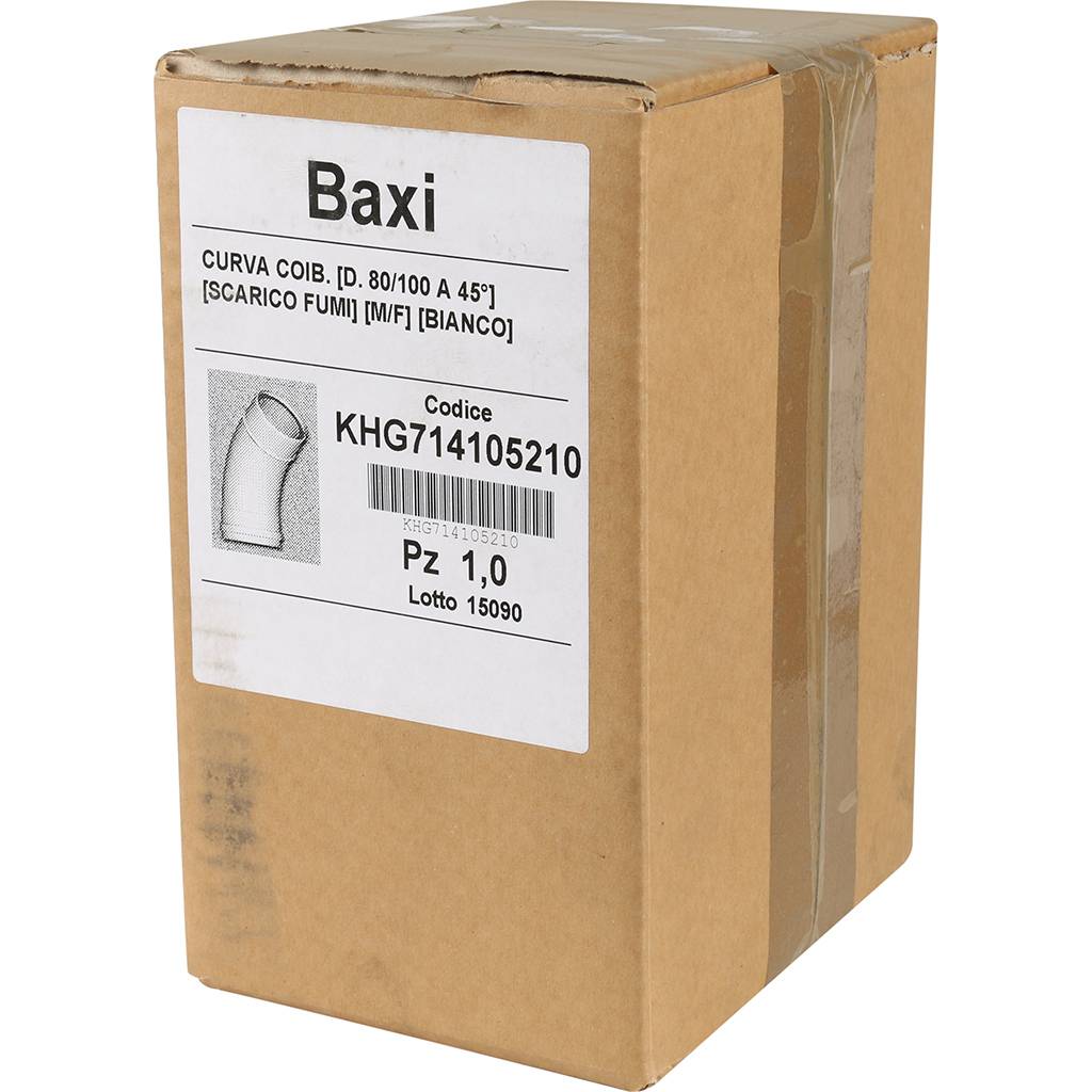 Отвод BAXI KHG (New) 45 для труб с изоляцией Ду 80, KHG71410521-