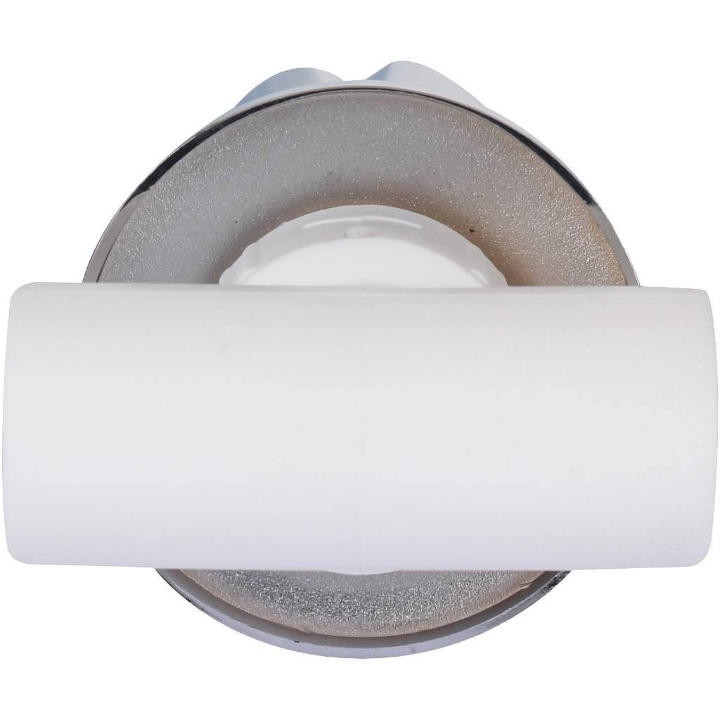 Вентиль Kalde d=20 c хромированной ручкой трилистник для полипропиленовых труб под сварку (цвет белый), 3242-vlk-200002