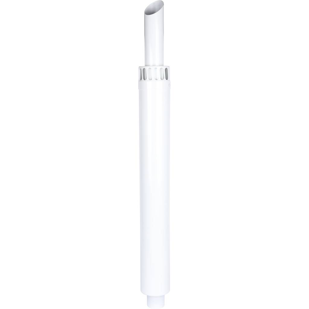 Коаксиальная труба Baxi с наконечником диам. 60/100 мм, общая длина 1000 мм, выступ дымовой трубы 250 мм - антиоблединительное исполнение