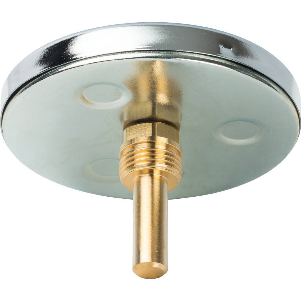 Термометр биметаллический WATTS с погружной гильзой 100 мм