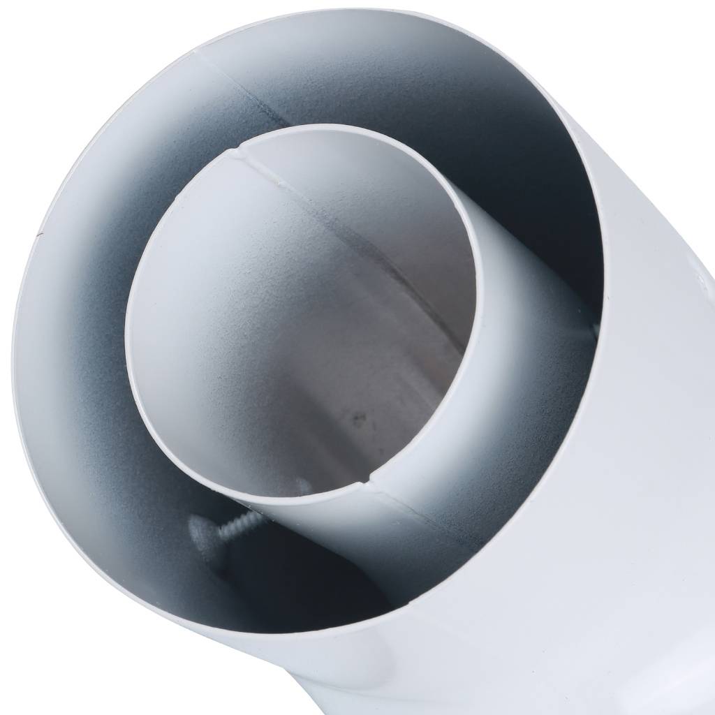 Отвод Baxi KHG (New) DN 60/100 коаксиальный 90 (трубопровод), без муфты, KHG71410151-