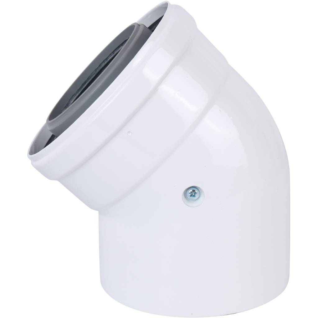 Коаксиальный отвод полипропиленовый Baxi 45°, диам. 80/125 мм, HT