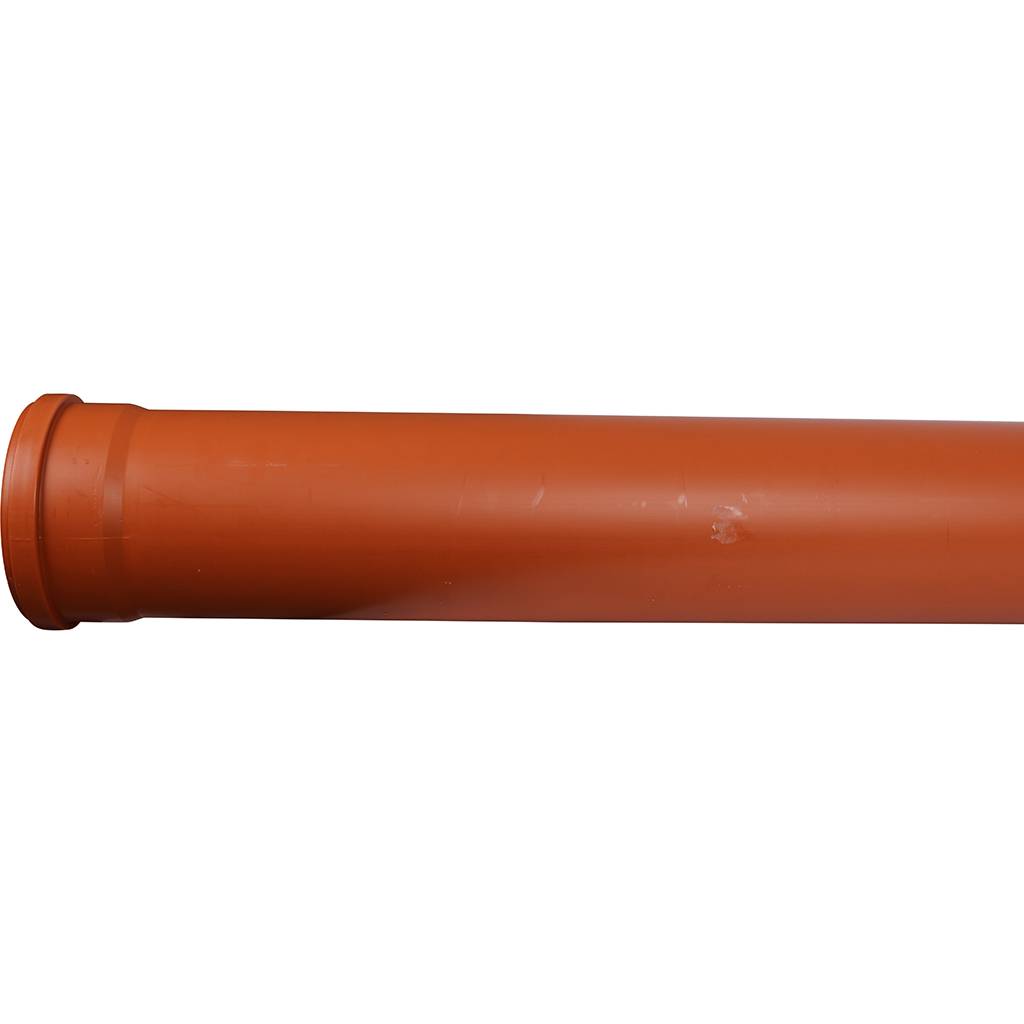 Труба Sinikon НПВХ D160x4,0 SN4, 2000мм для наружной канализации, 22020.R