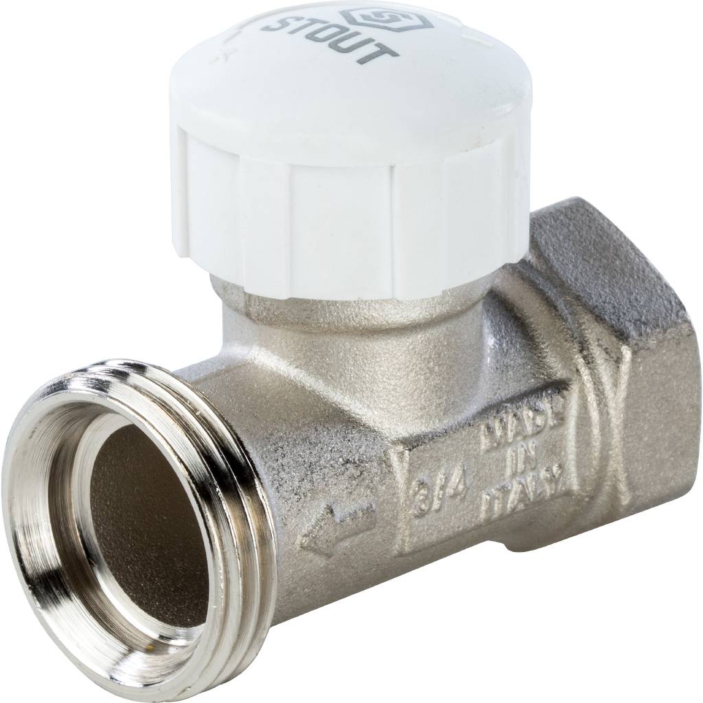 Клапан термостатический STOUT прямой 3/4, SVT-0003-000020