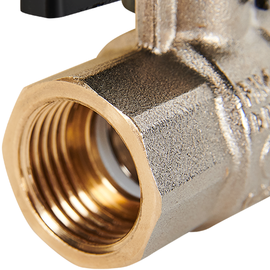 Кран шаровой полнопроходной STOUT ВР/ВР ручка бабочка 1/2