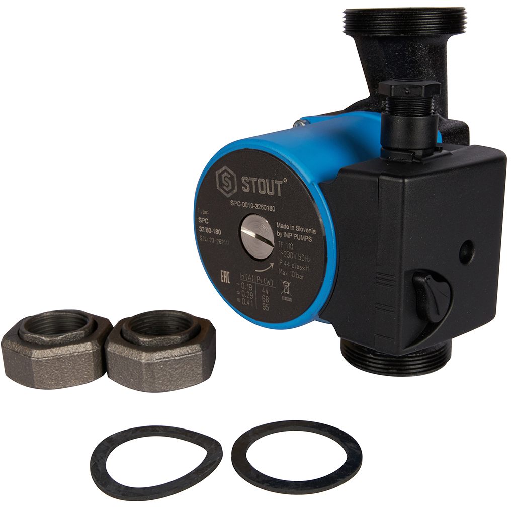 Насос циркуляционный STOUT 32/60-180, SPC-0010-3260180
